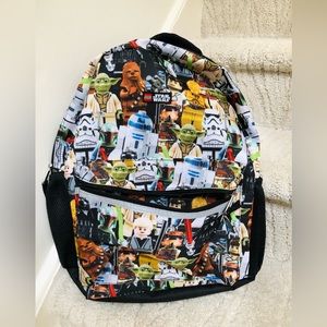 Lego Star Wars Boy's Girl's Adult 16” School Backpack One Size, Lego Star Wars